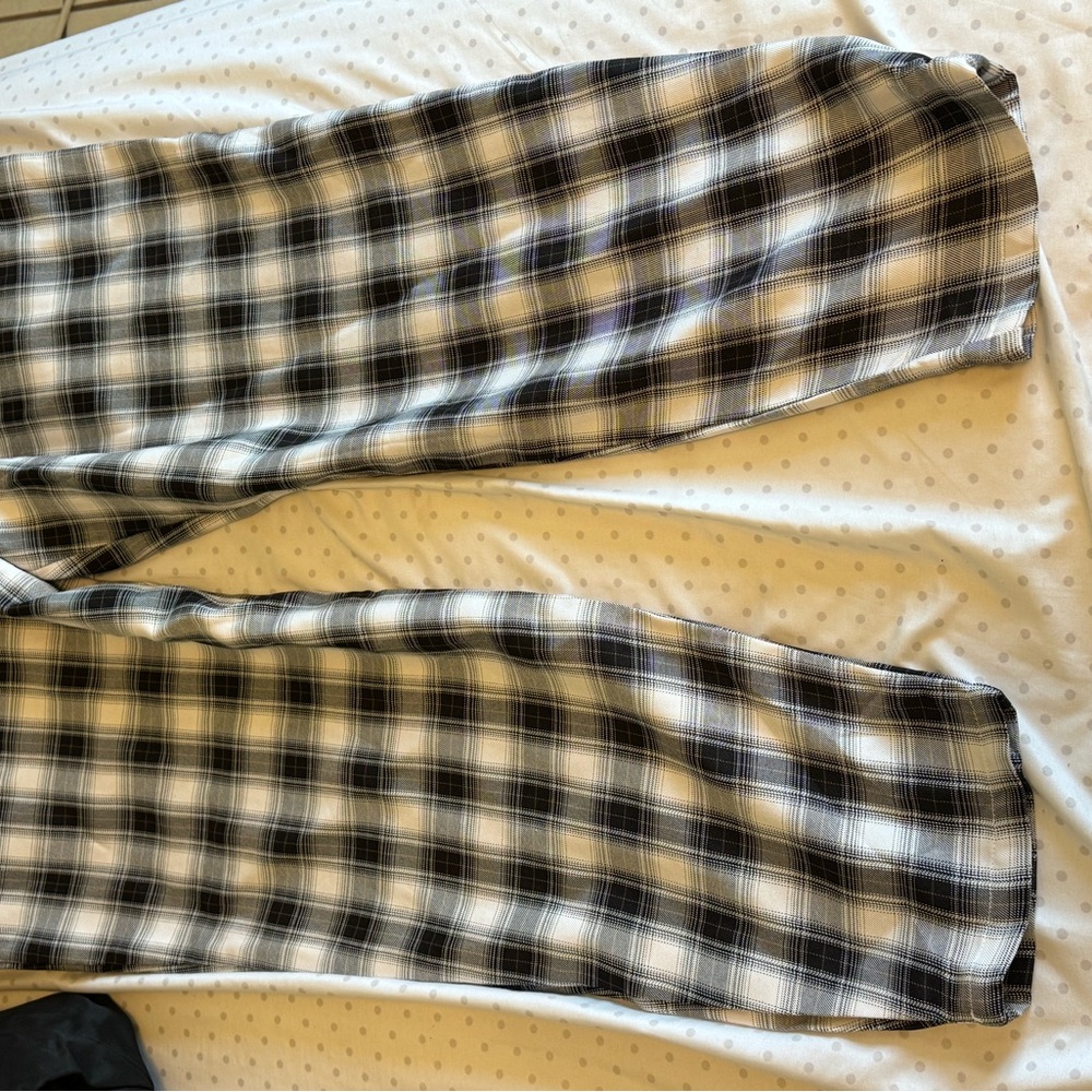 Plaid pants/trousers